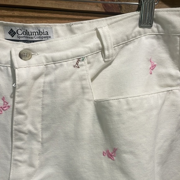 Columbia Pants Capri Palm Tree Flamingo - Picture 6 of 11